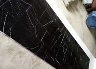 Il nero Marquina Nerone in bianco e nero di marmo Marquina della Cina Nerone ha lucidato le mattonelle di marmo di pietra antiche delle lastre