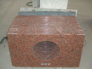 Il lavoro rosso del granito dell'acero completa durezza/densità lucidate della superficie del solido l'alte