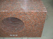 Il lavoro rosso del granito dell'acero completa durezza/densità lucidate della superficie del solido l'alte