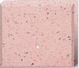 Mattonelle del quarzo costruite cristallo rosa, controsoffitti lucidati solidi della cucina del quarzo