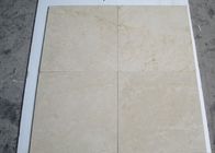 Mattonelle beige crema di marmo di Giura, grandi mattonelle di marmo bianche di Marfil per il bagno