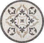 Piastrella per pavimento di marmo di superficie del medaglione del solido, medaglioni su ordinazione decorativi del pavimento