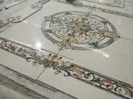 Medaglioni decorativi di marmo lucidati delle mattonelle, medaglioni delle mattonelle della pietra di Corridoio dell'ingresso
