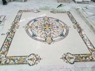 Medaglioni decorativi di marmo lucidati delle mattonelle, medaglioni delle mattonelle della pietra di Corridoio dell'ingresso