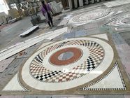 Medaglioni commerciali del pavimento di mosaico, medaglioni Waterjet del pavimento di progettazione moderna