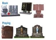 Varie lapidi per le tombe, lapidi del granito/marmo di forma di angelo per le tombe