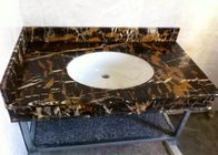 Lastra nera del marmo di Portoro dell'oro, lastra di marmo per la cucina/piano di lavoro del bagno