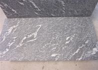 Le mattonelle grige della pietra del granito della neve con bianco venato la densità ³ di m./di 2.8kg