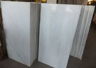 Piastrelle per pavimento di marmo lucidate bianche pure, mattonelle di marmo decorative di alta durezza
