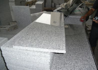 Punti bianchi grigio chiaro della lastra del granito, lastre di pietra del granito per i punti all'aperto