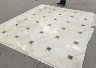 Tipo di marmo di marmo naturale dell'onyx delle piastrelle per pavimento delle mattonelle/crema dell'onyx crema per il pavimento