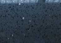 Spessore naturale blu scuro della pietra del quarzo della lastra 93% del quarzo facoltativo