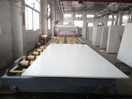 Lastra bianca pura della pietra del quarzo su misura esportando controsoffitti una dimensione di 3000 x 1400 millimetri