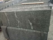 Granito nero delle lastre di pietra naturali differenti del controllo del colore con il materiale bianco della vena