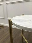 Cime concentrare moderne del tavolino da salotto dei controsoffitti di pietra di marmo bianchi per il salone