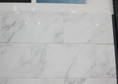 Il muro di marmo di pietra bianco di seta bianco della pavimentazione di Georgette della stella bianca stellata di marmo di Cararra di cinese piastrella le lastre