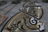 Medaglioni beige del pavimento del marmo dell'atrio per decorativo all'aperto/dell'interno