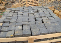 Il ciottolo basale nero che pavimenta i mattoni, abbellisce le pietre per lastricati del granito nero