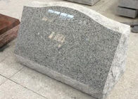 Lapidi commemorative del granito grigio superiore a superficie lucidata 90 gradi