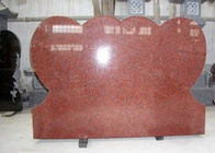 Resistenza alla flessione commemorativa lucidata rossa delle lapidi 37.6Mpa del granito di schizzo