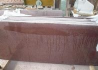 Le mattonelle naturali rosse delle pietre per lastricati per la scala fanno un passo/il materiale granito del controsoffitto