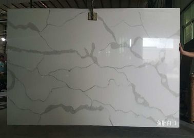 Controsoffitto bianco delle mattonelle del quarzo, piani di lavoro del composto del quarzo di densità Cm3/2.5g - di 2,3