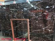 Lastra del marmo del nero di Marquina del negro e bagno Vanitytops delle mattonelle per l'appartamento residenziale